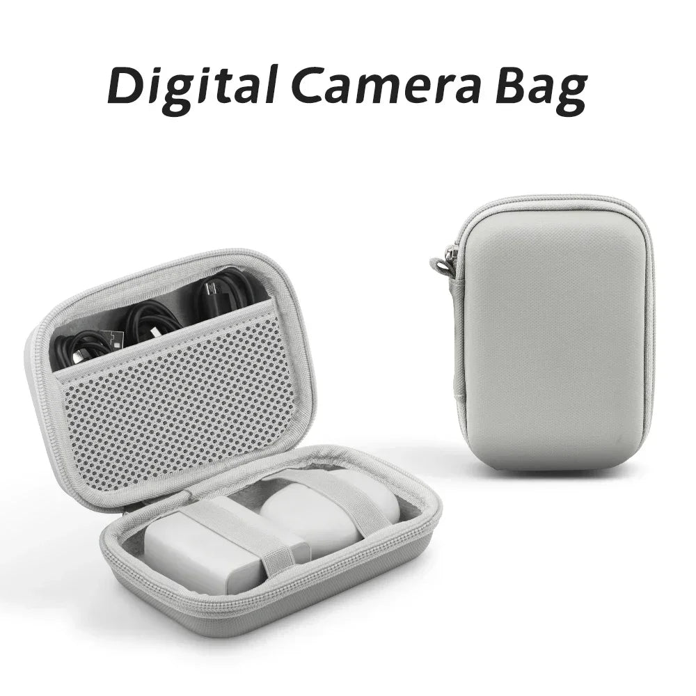 Portable Travel Organizer Bag Cable Storage Organizers Earphone Case Mini Hard Shell Digital Gadgets U Flash Drive Zipper Bag