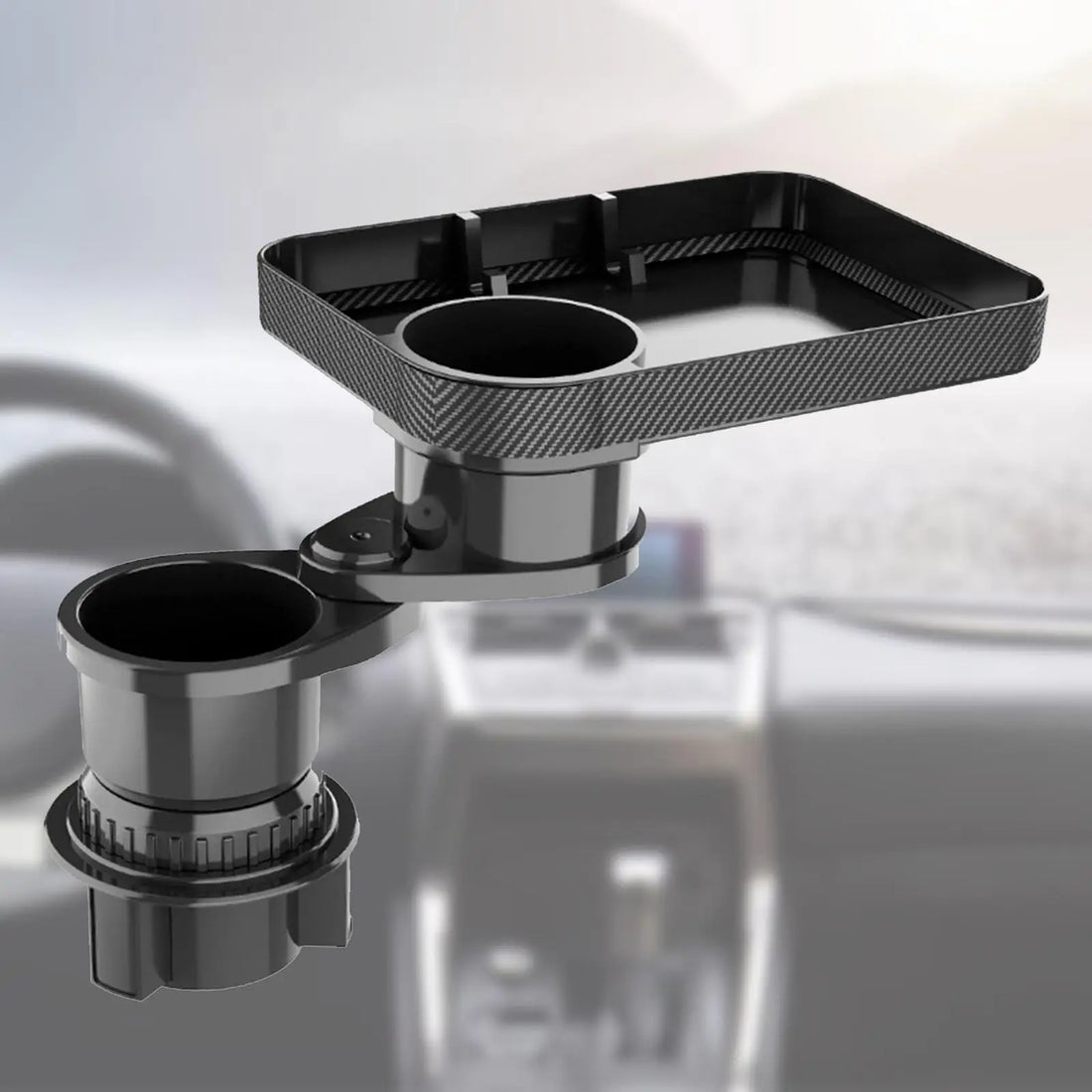 Car Cup Holder Expander Gadget Practical Car Food Tray Adjustable Generic Cup